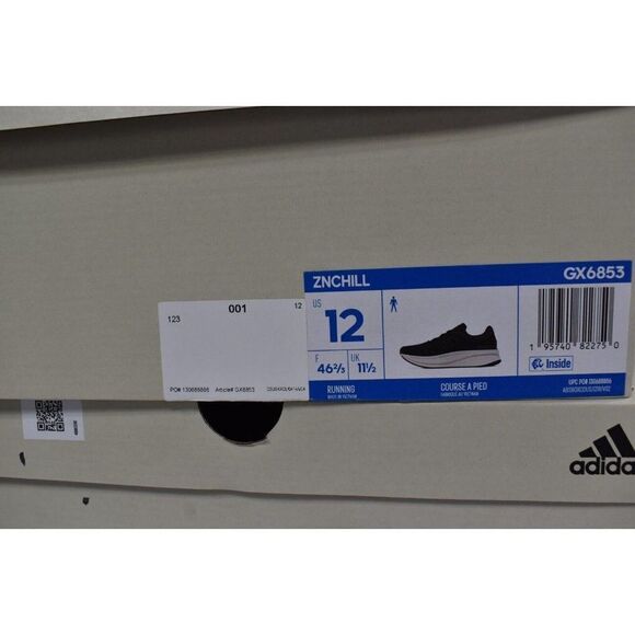 Adidas Mens Size 12 ZNCHILL LightMotion Black White Running Shoes Sneakers main image 9